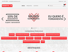 Tablet Screenshot of ferramentascia.com.br